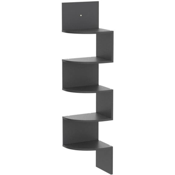 5 Tier Shelves for Wall Storage Decor Floating Wall Mount Home wall decor - Picture 4 of 6